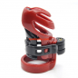 Preview: BRUTUS Cyborg Chastity Cage - Black | Red